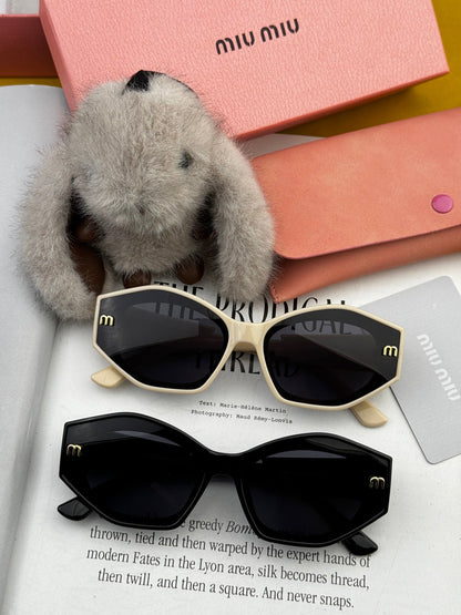 MIU MIU LOGO SUNGLASSES M7232 IN ACETATE
