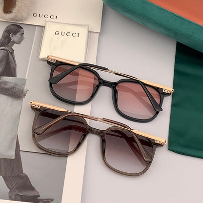 GUCCI SQUARE FRAME SUNGLASSES G55501 IN ACETATE