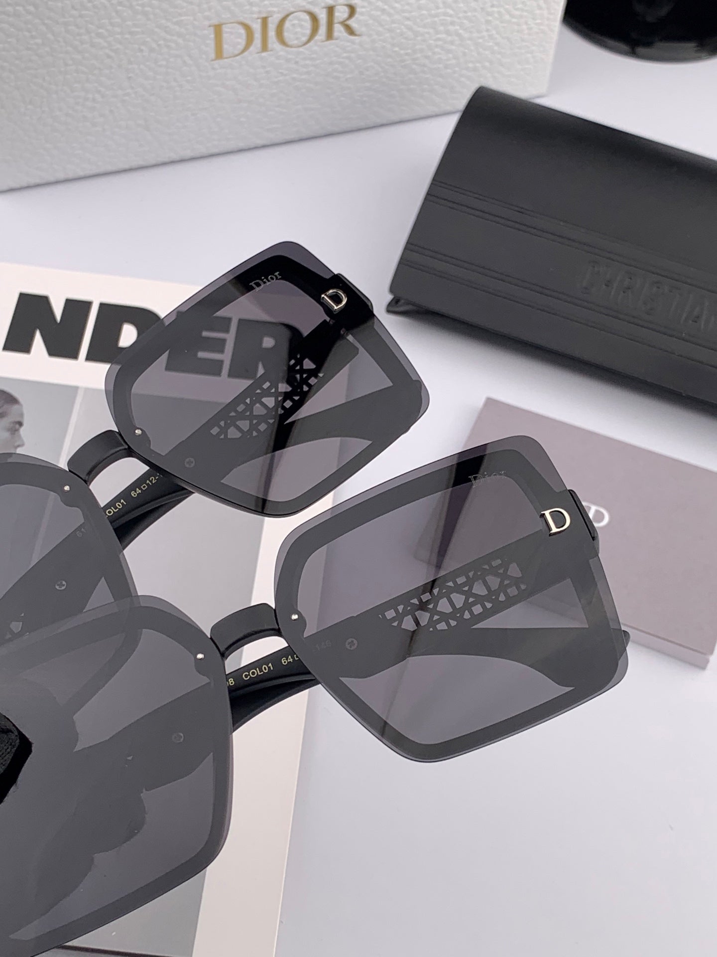 DIOR MONTAIGNE SUNGLASSES CD1086 IN ACETATE