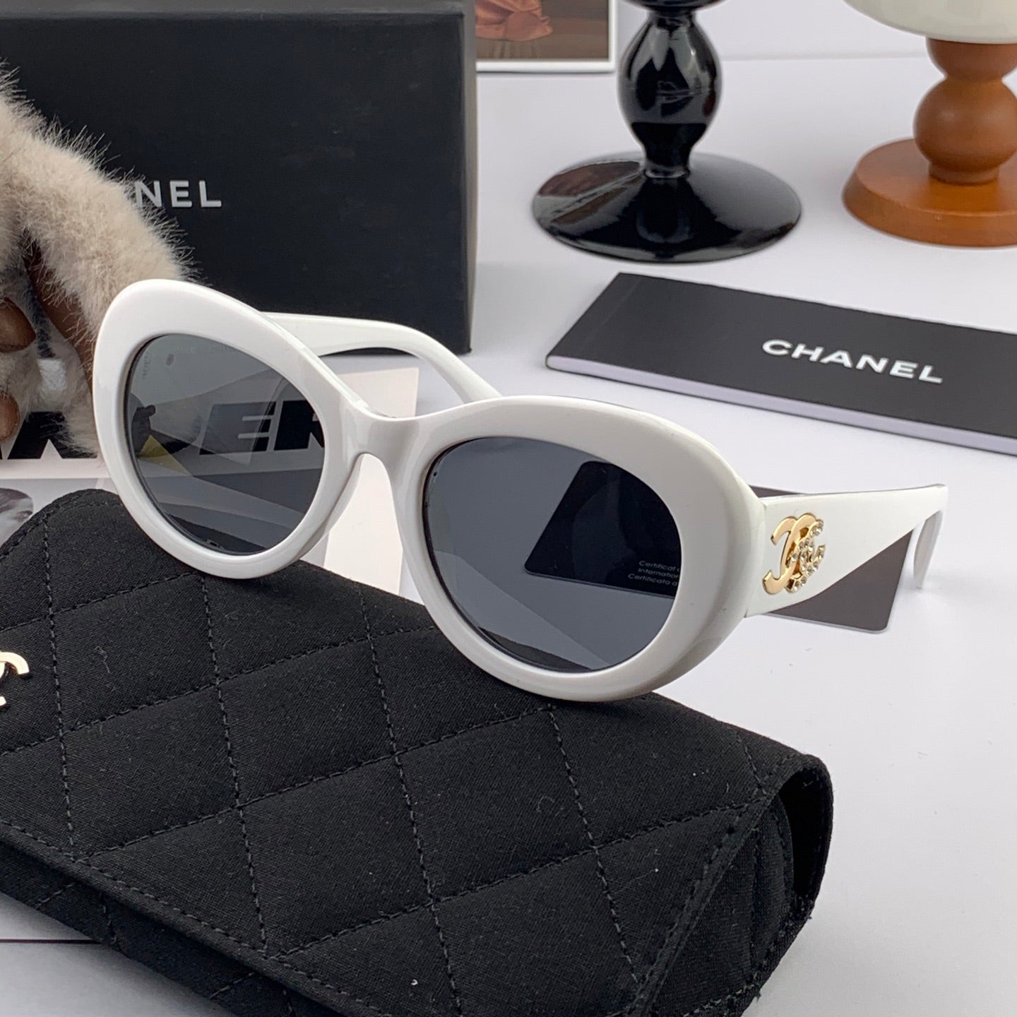 CHANEL CAT EYE SUNGLASSES CH0602 IN ACETATE