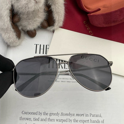GUCCI AVIATOR FRAME SUNGLASSES 5980 IN METAL