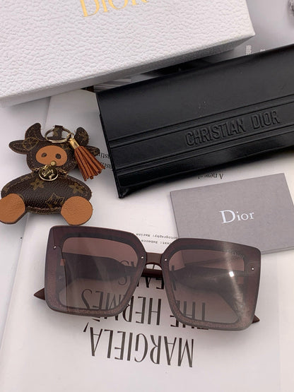 DIOR MONTAIGNE SQUARE SUNGLASSES D6227 IN ACETATE