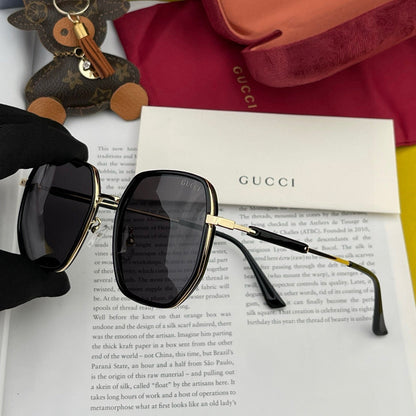 GUCCI SQUARE FRAME SUNGLASSES G364 IN METAL