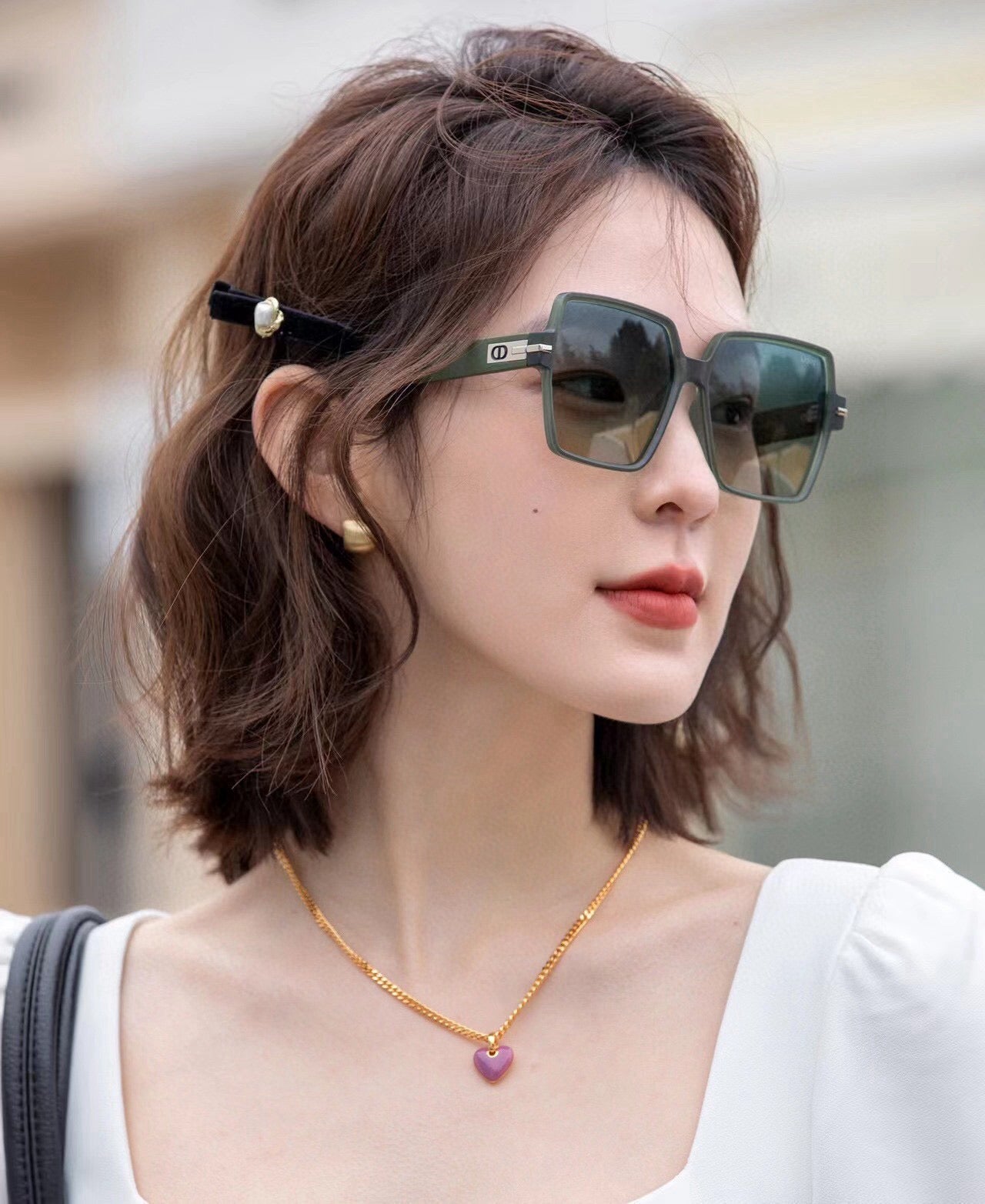 DIOR MONTAIGNE SQUARE SUNGLASSES CD4780 IN ACETATE