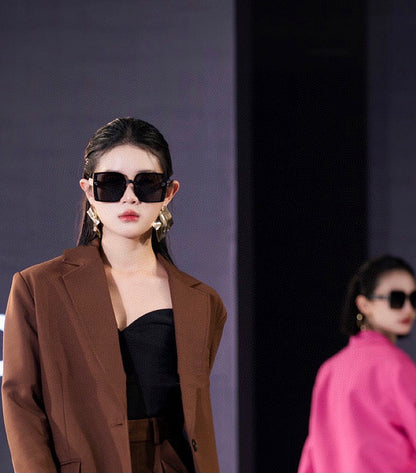 DIOR MONTAIGNE SQUARE SUNGLASSES D5290 IN ACETATE