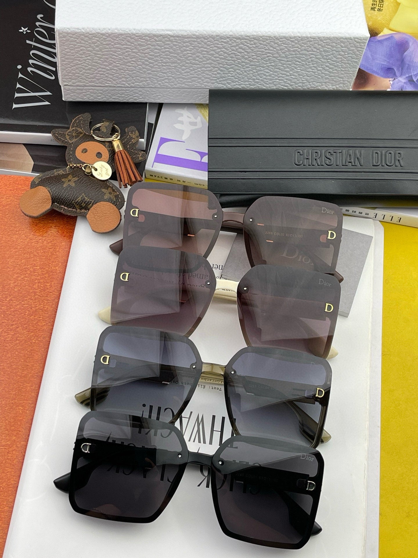 DIOR MONTAIGNE SUNGLASSES CD2682 IN ACETATE