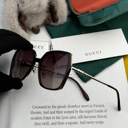 GUCCI SQUARE FRAME SUNGLASSES G6640 IN METAL