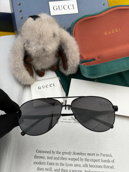 GUCCI AVIATOR FRAME SUNGLASSES G1203 IN METAL