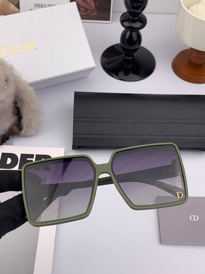DIOR MONTAIGNE SUNGLASSES CD1595 IN GREEN ACETATE