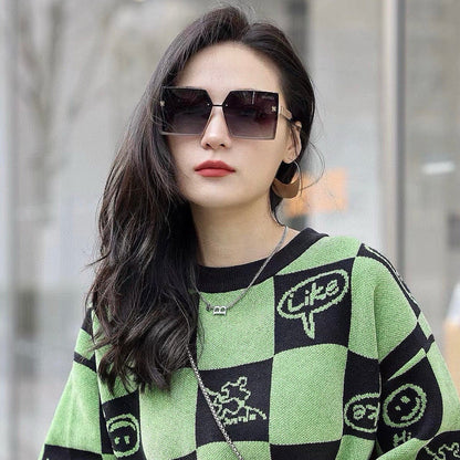 GUCCI GEOMETRIC FRAME SUNGLASSES G50195 IN ACETATE