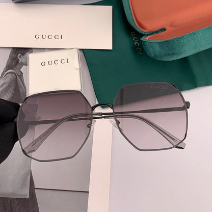 GUCCI SPECIALIZED FIT ROUND FRAME SUNGLASSES 8660 IN METAL