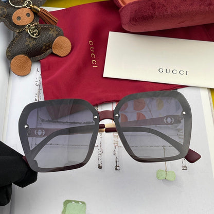 GUCCI BORDERED SQUARE FRAME SUNGLASSES G0607 IN ACETATE
