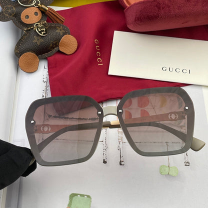 GUCCI BORDERED SQUARE FRAME SUNGLASSES G0607 IN ACETATE