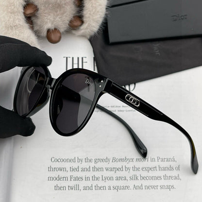 DIOR MONTAIGNE SUNGLASSES CD5106 IN BLACK ACETATE