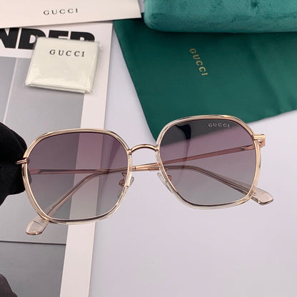 GUCCI SQUARE FRAME SUNGLASSES G8384 IN METAL AND ACETATE