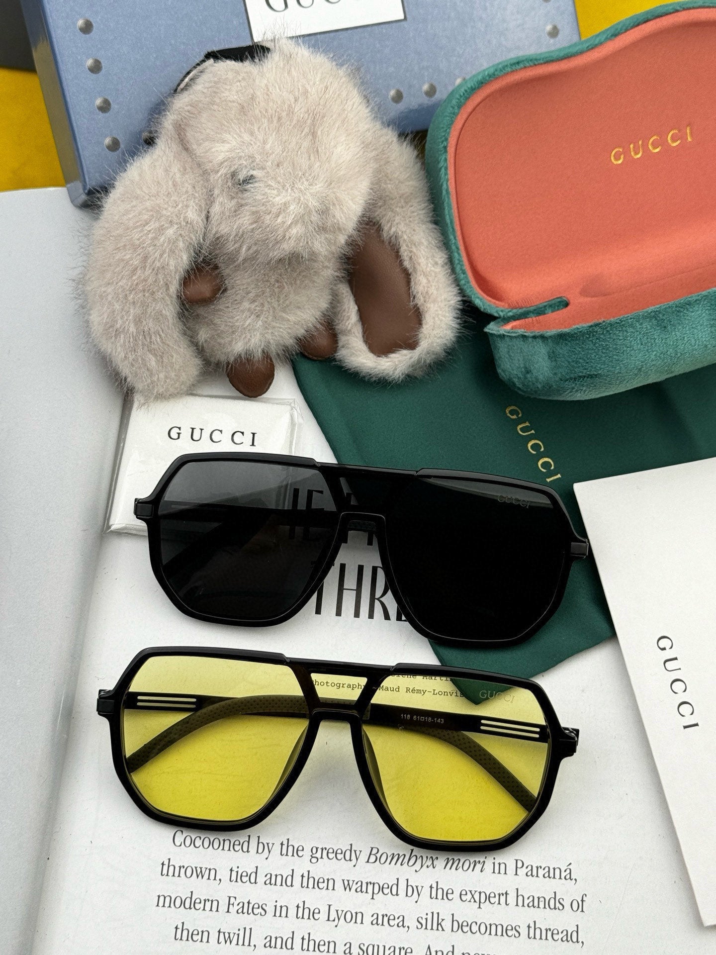 GUCCI NAVIGATOR FRAME SUNGLASSES G811 IN ACETATE