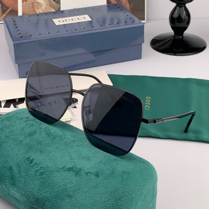 GUCCI SQUARE FRAME SUNGLASSES G2374 IN METAL