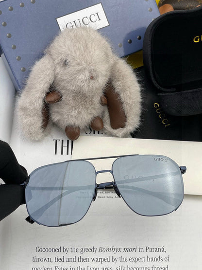 GUCCI NAVIGATOR FRAME SUNGLASSES G0227 IN METAL