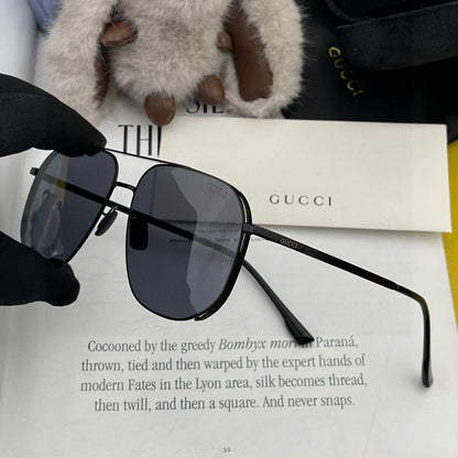 GUCCI NAVIGATOR FRAME SUNGLASSES G0227 IN METAL