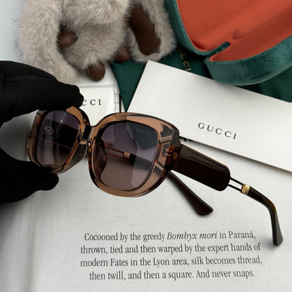 GUCCI RECTANGULAR FRAME SUNGLASSES G0320 IN ACETATE