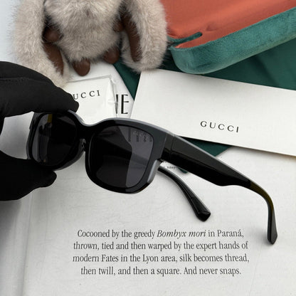 GUCCI RECTANGULAR FRAME SUNGLASSES G0110 IN ACETATE