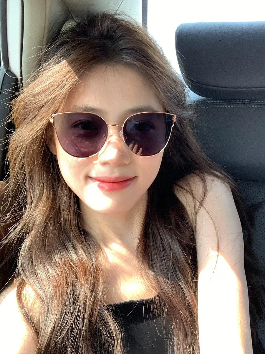 GUCCI BUTTERFLY FRAME SUNGLASSES G3635 IN METAL