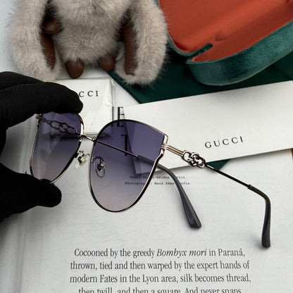 GUCCI BUTTERFLY FRAME SUNGLASSES G3635 IN METAL