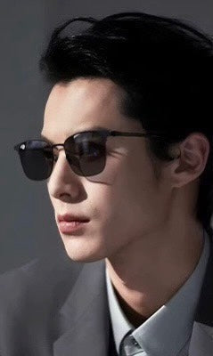 GUCCI RECTANGULAR FRAME SUNGLASSES G3370 IN ACETATE AND METAL
