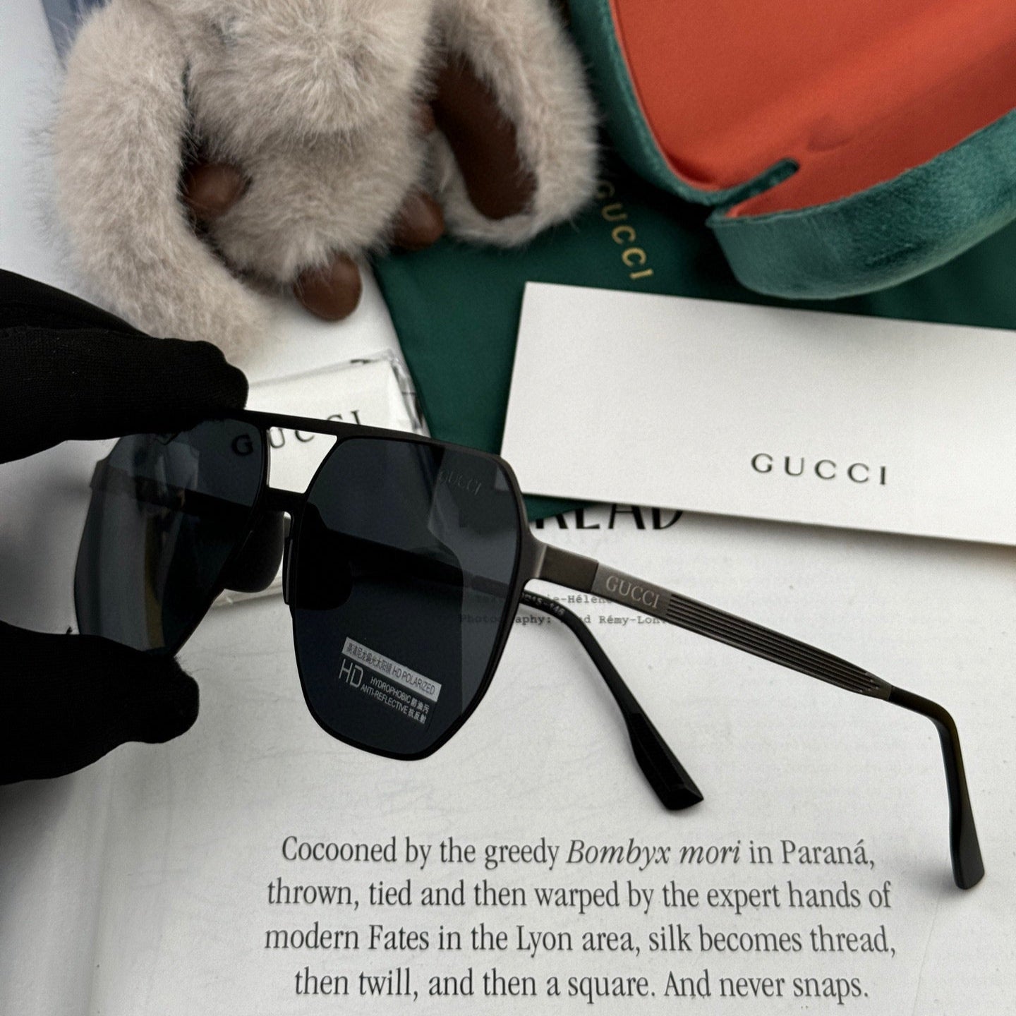 GUCCI NAVIGATOR FRAME SUNGLASSES G3380 IN METAL