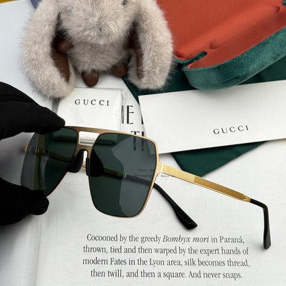 GUCCI NAVIGATOR FRAME SUNGLASSES G4380 IN METAL