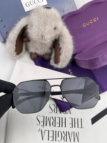 GUCCI NAVIGATOR FRAME SUNGLASSES G71806 IN METAL