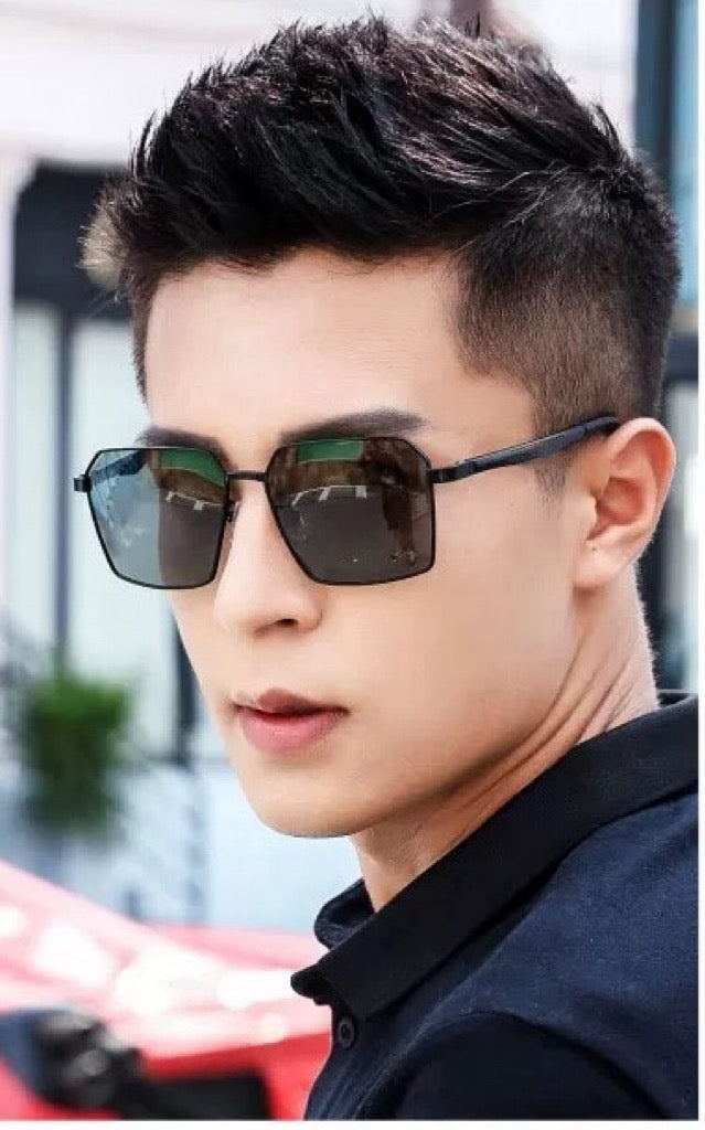 GUCCI LOW NOSEBRIDGE FIT RECTANGULAR SUNGLASSES G0203 IN METAL