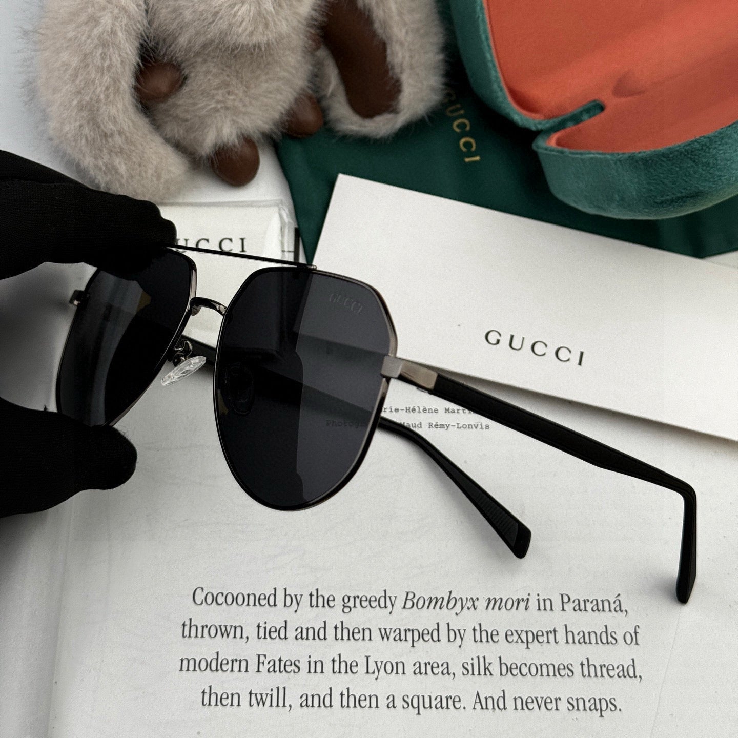 GUCCI NAVIGATOR FRAME SUNGLASSES G5381 IN METAL