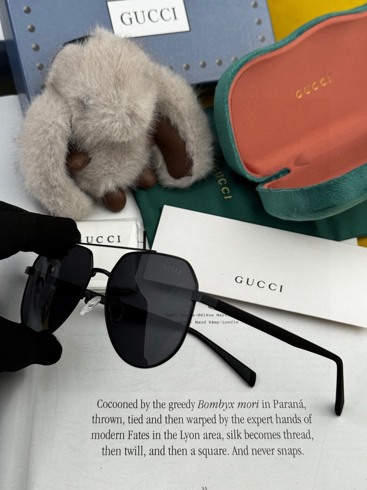 GUCCI NAVIGATOR FRAME SUNGLASSES G5381 IN METAL