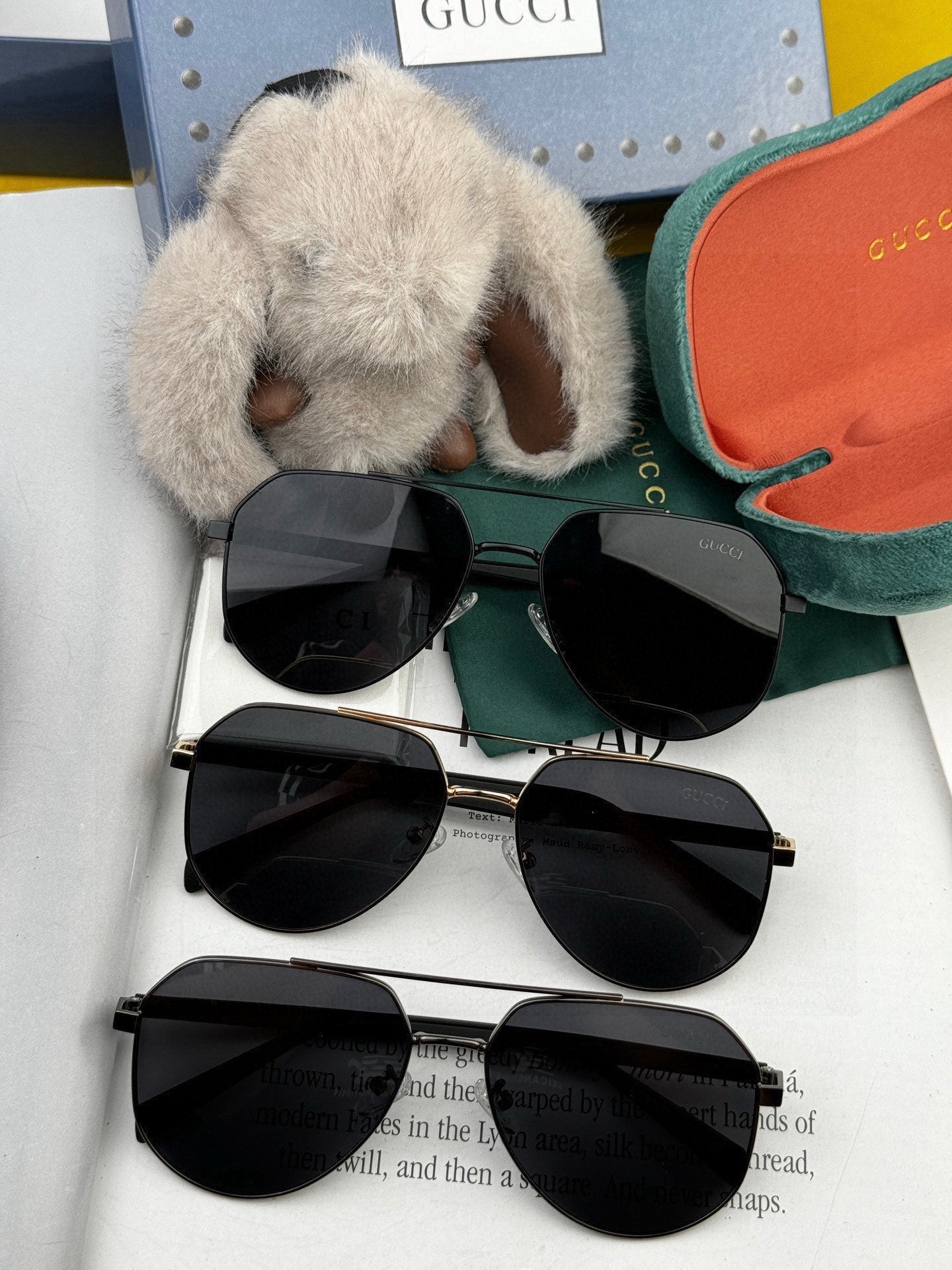 GUCCI NAVIGATOR FRAME SUNGLASSES G5381 IN METAL