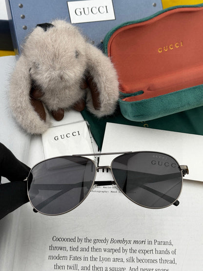 GUCCI AVIATOR FRAME SUNGLASSES G9203 IN METAL