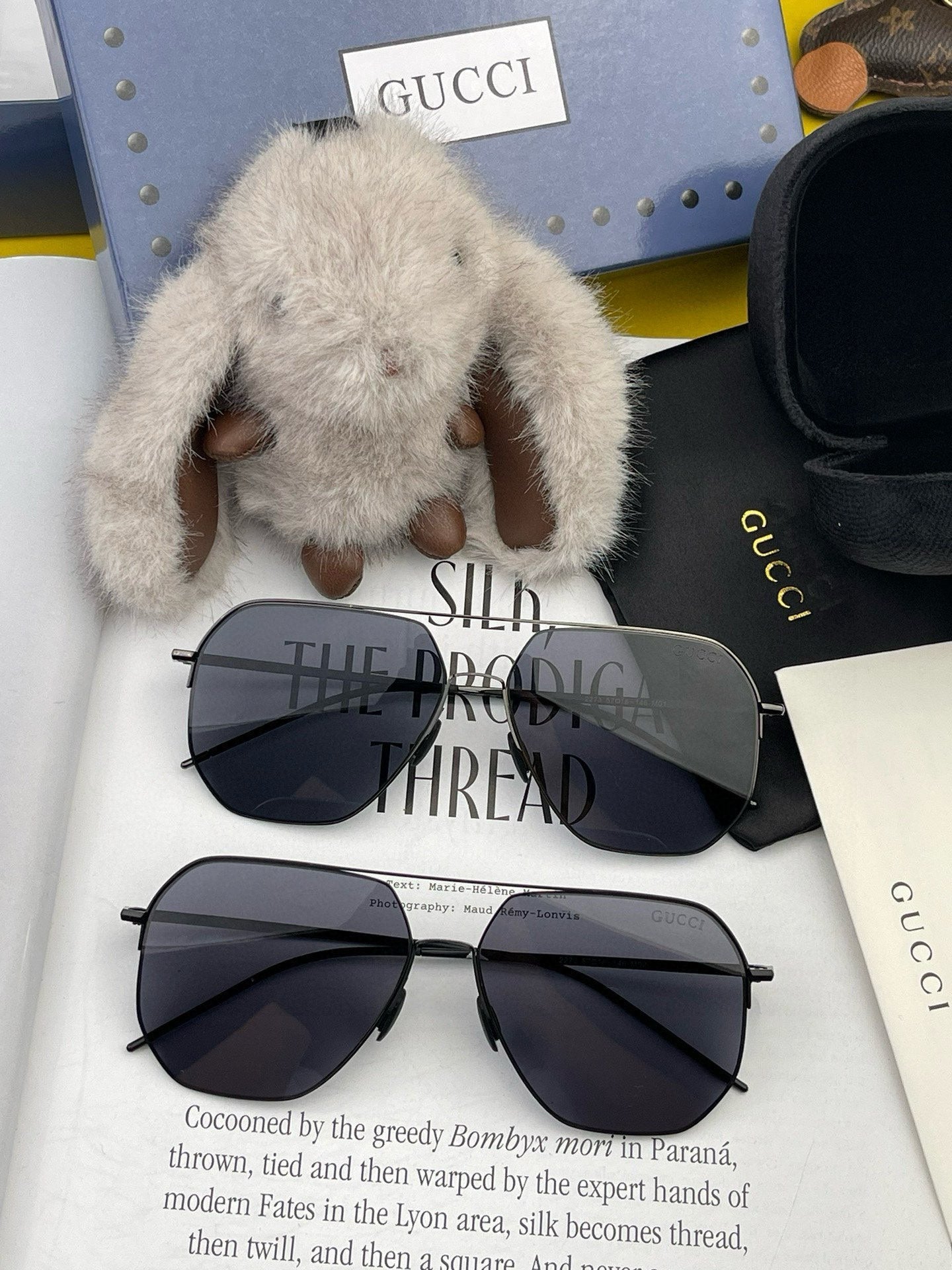 GUCCI NAVIGATOR FRAME SUNGLASSES G3227 IN METAL