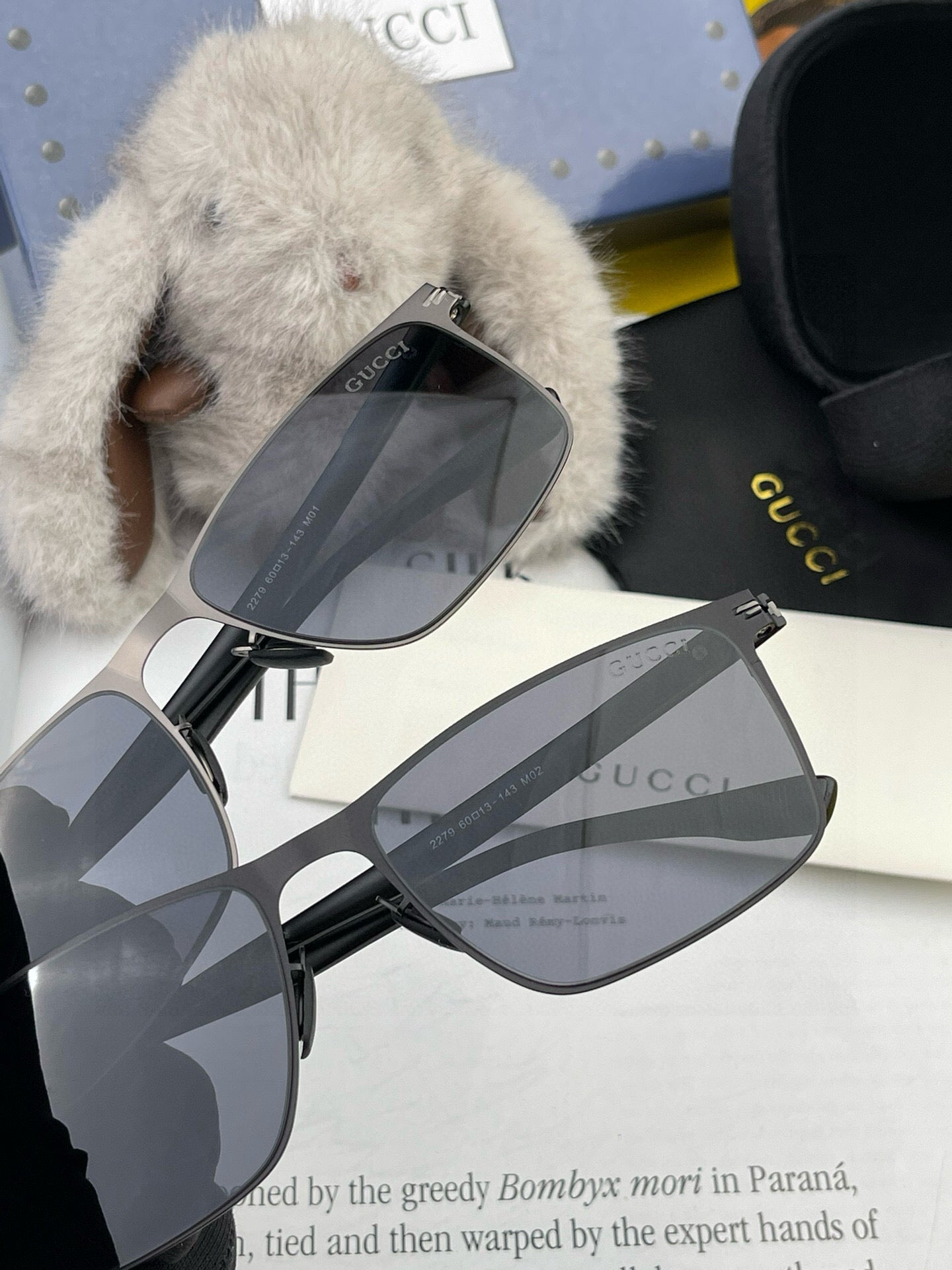 GUCCI NAVIGATOR FRAME SUNGLASSES G9227 IN METAL