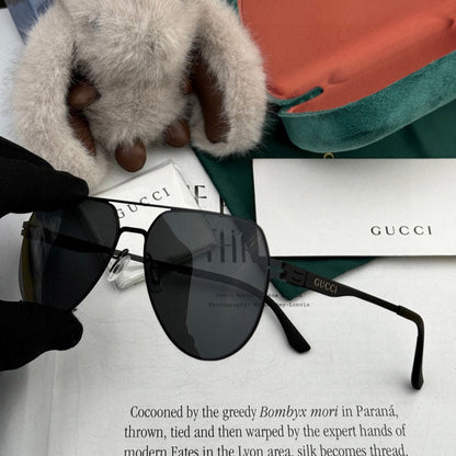 GUCCI AVIATOR FRAME SUNGLASSES G41805 IN METAL