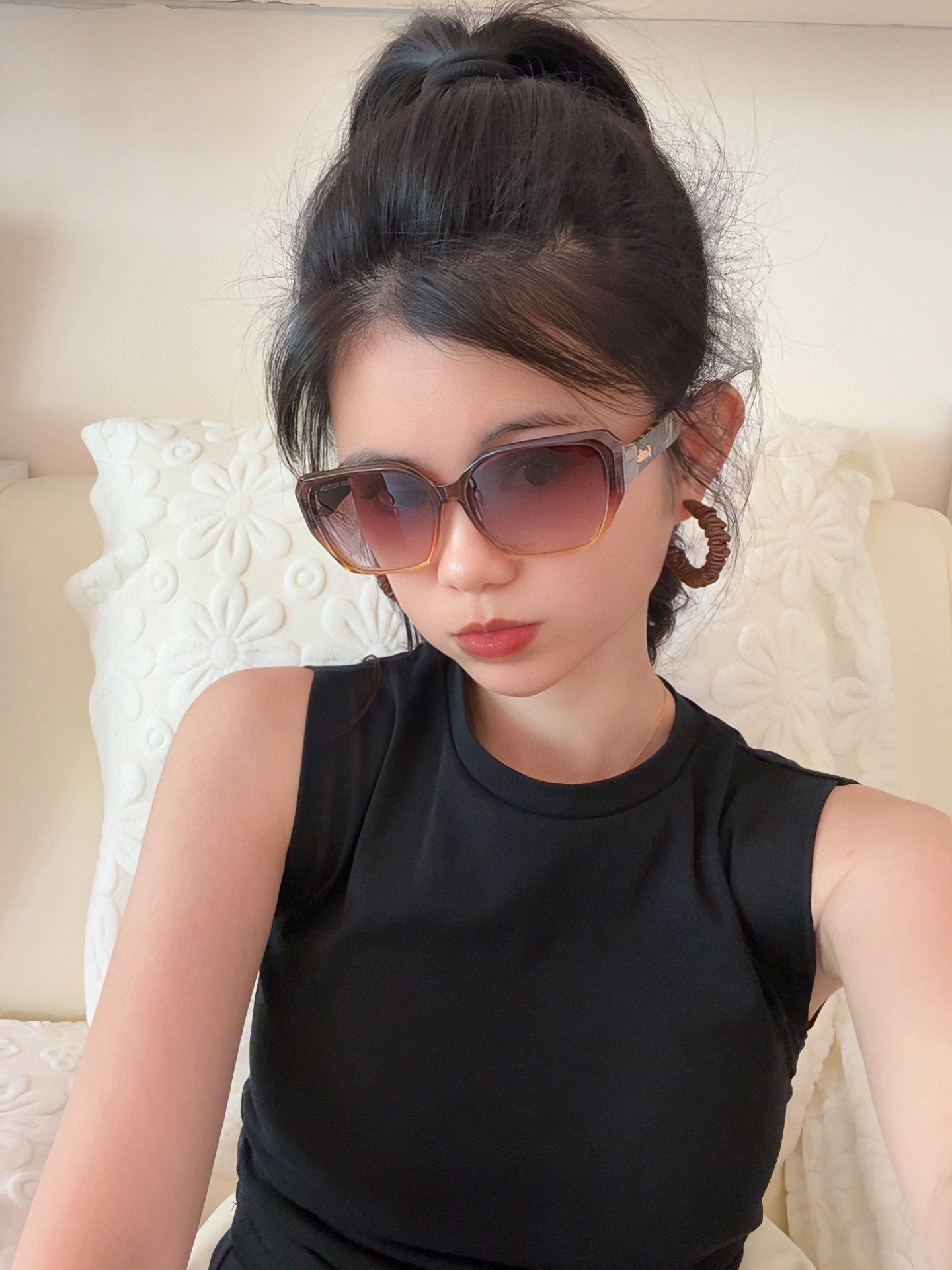 LOUIS VUITTON SQUARE SUNGLASSES L7132 IN ACETATE