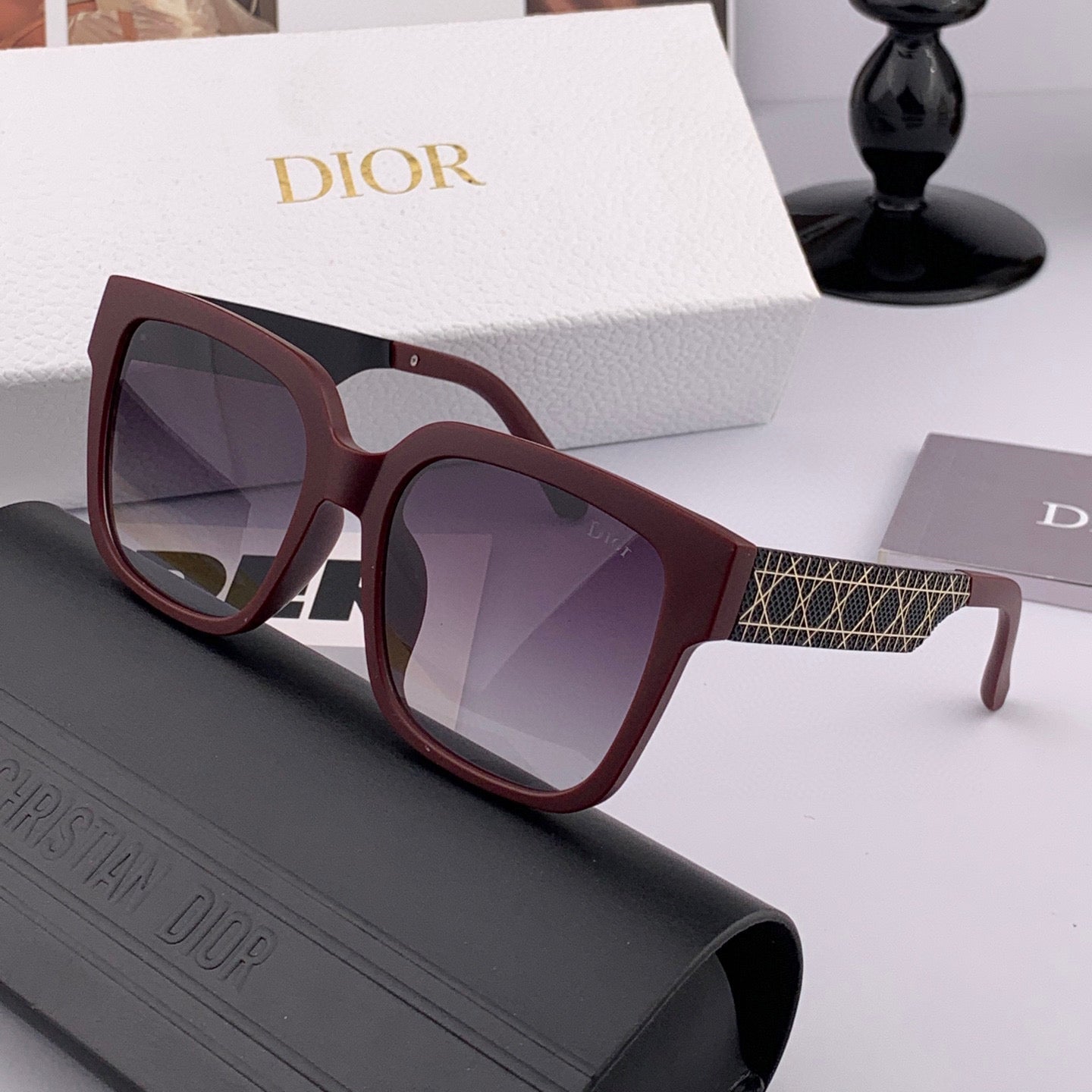 DIOR MONTAIGNE SUNGLASSES D8304 IN ACETATE
