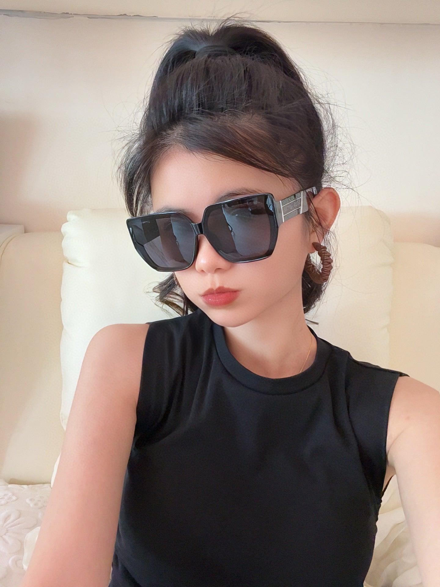 LOUIS VUITTON SQUARE SUNGLASSES L6303 IN ACETATE