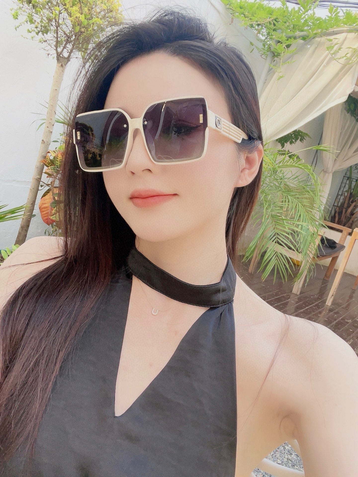 GUCCI GEOMETRIC FRAME SUNGLASSES G2519 IN ACETATE