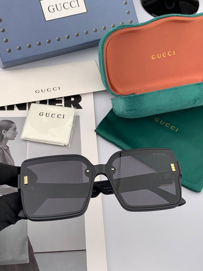 GUCCI GEOMETRIC FRAME SUNGLASSES G2519 IN ACETATE