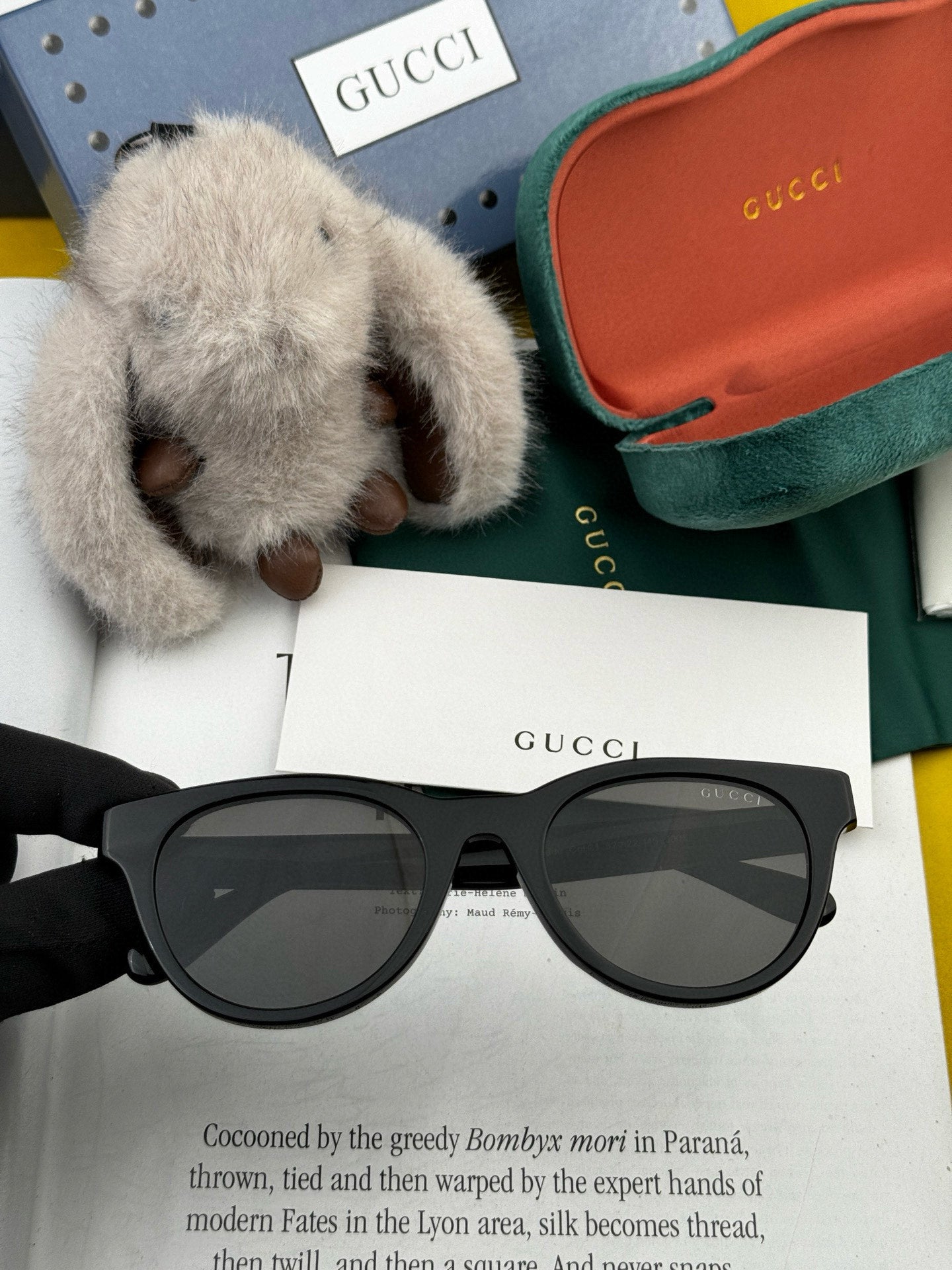 GUCCI ROUND FRAME SUNGLASSES G500 IN ACETATE