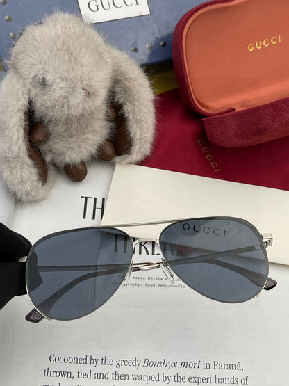 GUCCI AVIATOR FRAME SUNGLASSESG81808 IN METAL