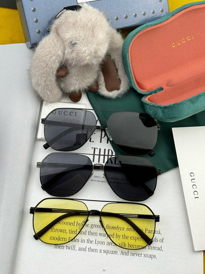 GUCCI AVIATOR FRAME SUNGLASSES G911 IN METAL