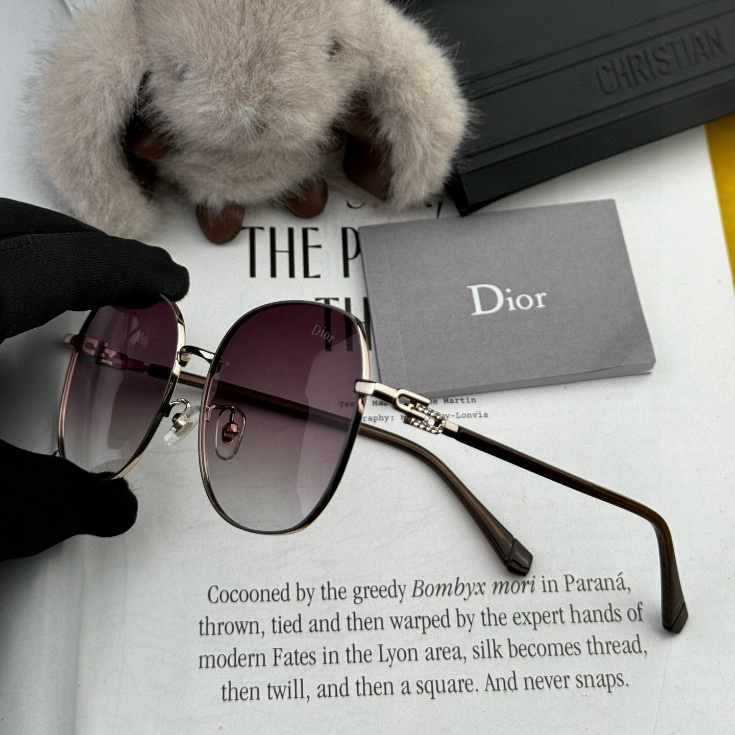 DIOR MONTAIGNE SUNGLASSES CD0639 IN METAL