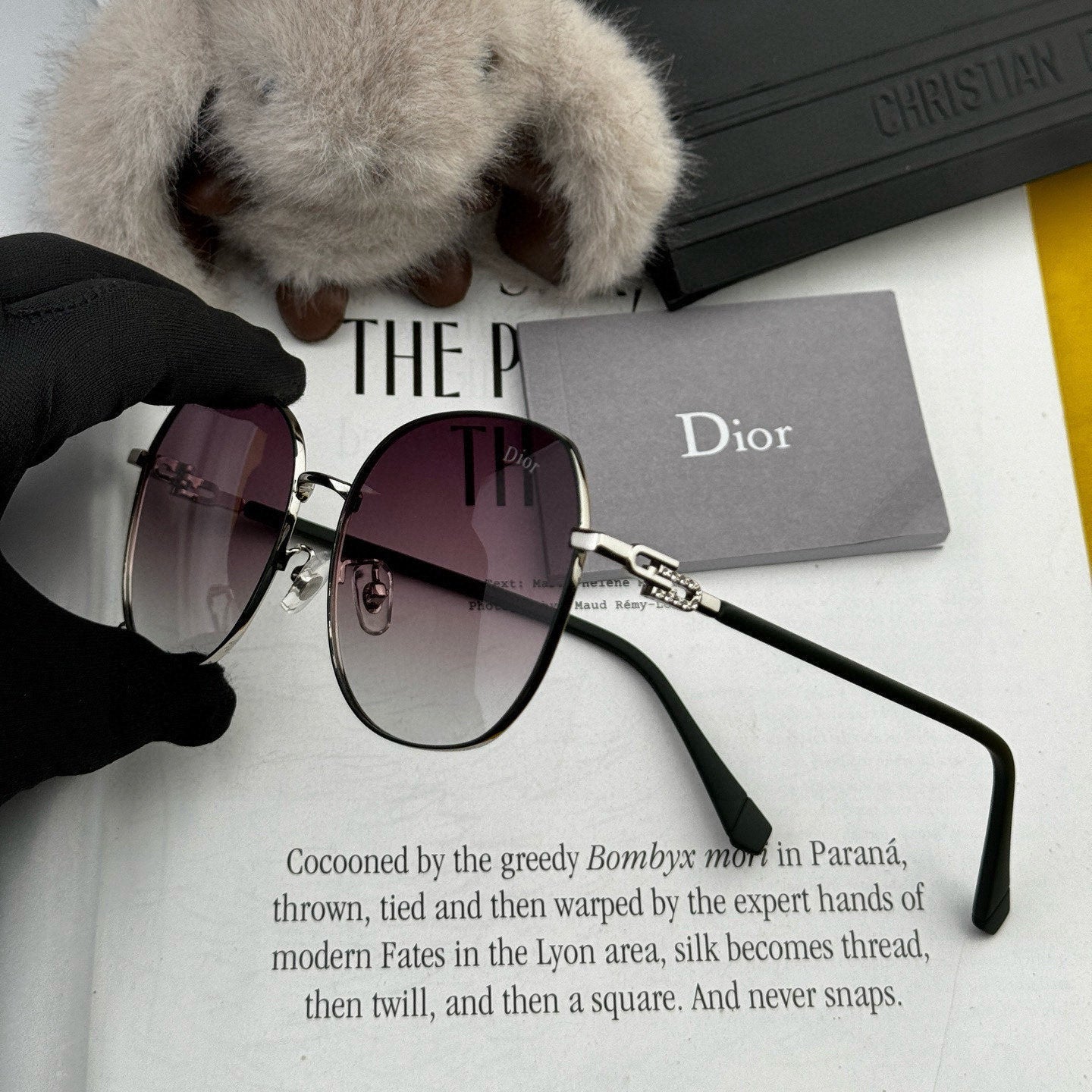 DIOR MONTAIGNE SUNGLASSES CD0639 IN METAL