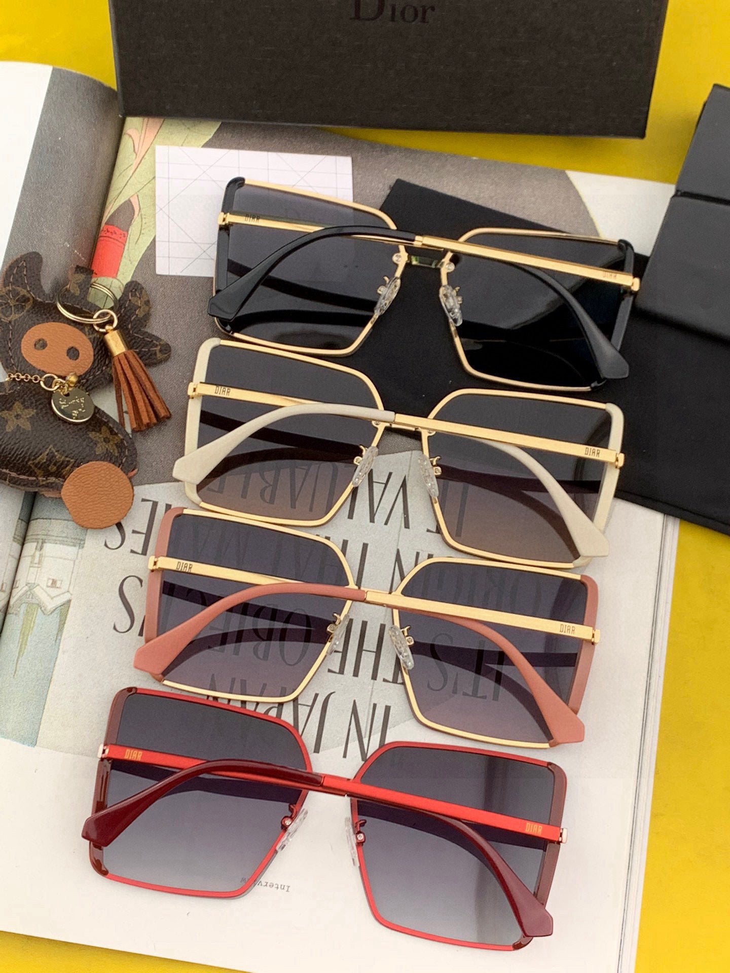 DIOR MONTAIGNE SUNGLASSES 578161 IN METAL